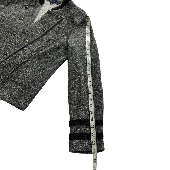 Women's Blazer / Jacket Grey Size L Large Tommy Hilfiger Military Band. - Picture 12 of 14